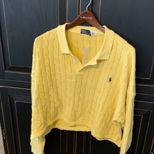 Polo by Ralph Lauren Soft Yellow Knit Sweater
